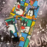 Vintage looney toons dungarees size 6