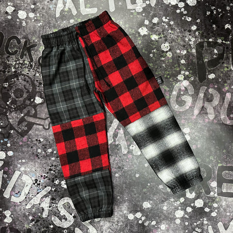 Ready Made Plaid Patch Pants 5-6