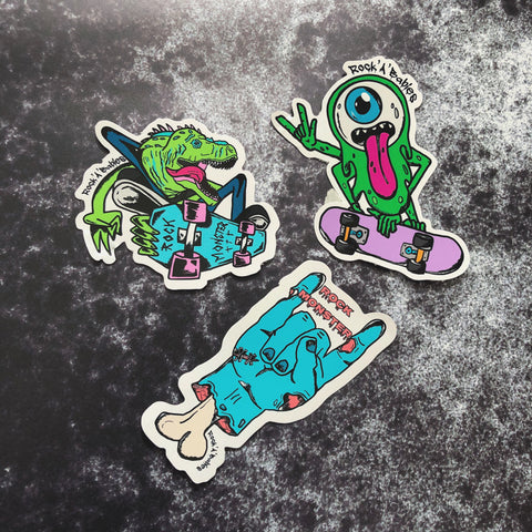 Skate Monster Sticker Pack